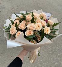 Букет Кремовые розы Латте в Данкове